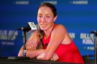 Jessica Pegula at the Billie Jean King Cup 202